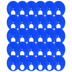 30Pcs Beehive Door Entrance Disc Plastic Round Exit Vent Gate Beekeeping AccessoryBlue