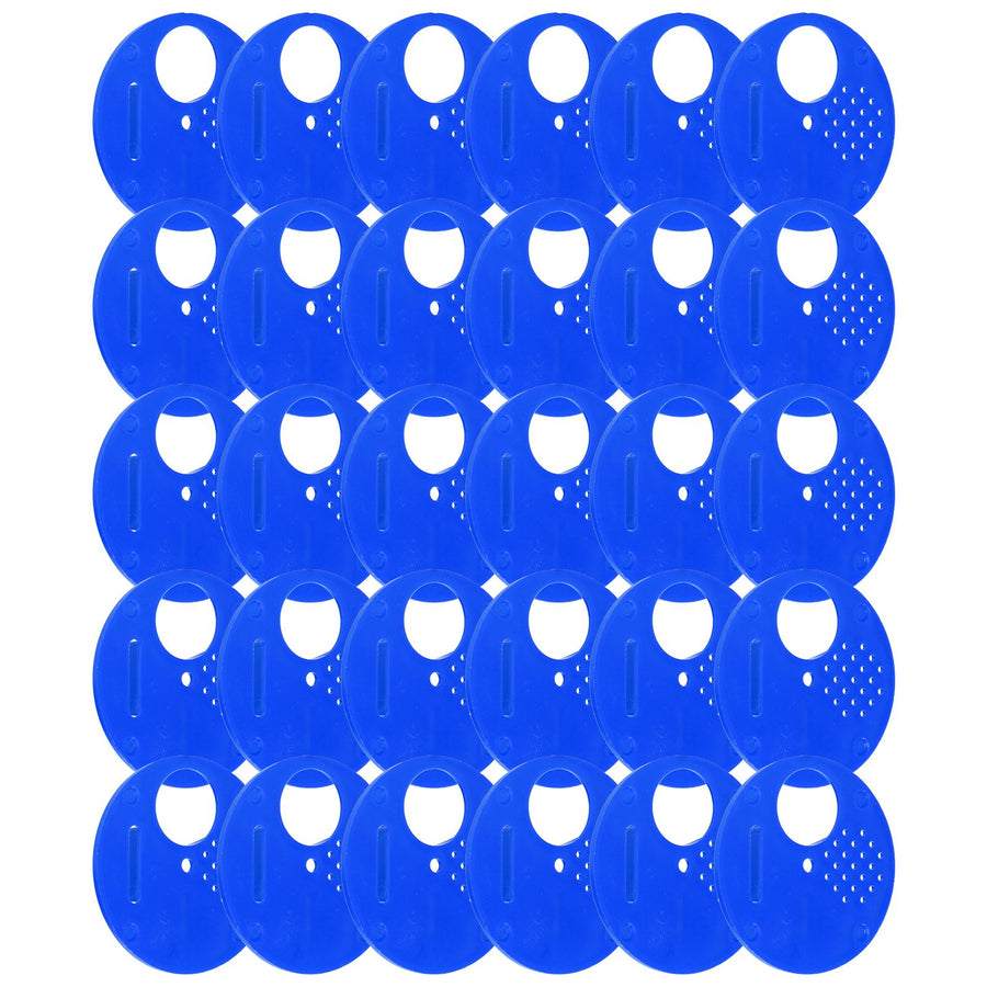 30Pcs Beehive Door Entrance Disc Plastic Round Exit Vent Gate Beekeeping AccessoryBlue