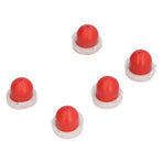 5Pcs Red Primer Bulb with Hole Replacement Carburetor Accessory for 494408 694394