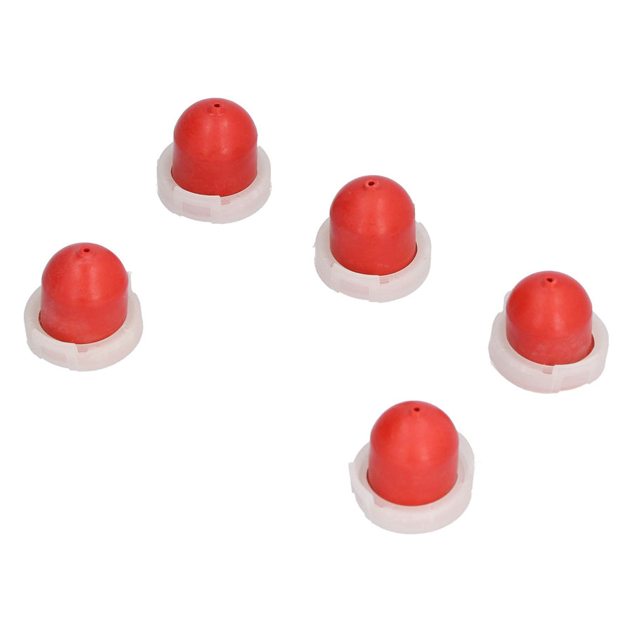 5Pcs Red Primer Bulb with Hole Replacement Carburetor Accessory for 494408 694394