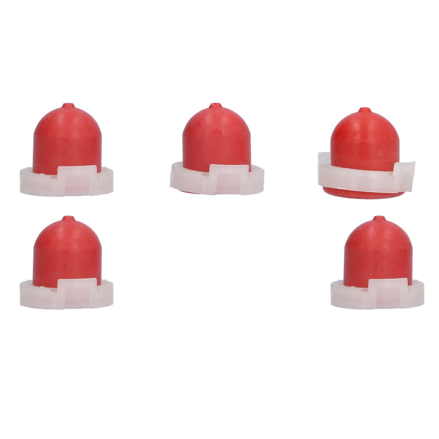 5Pcs Red Primer Bulb with Hole Replacement Carburetor Accessory for 494408 694394