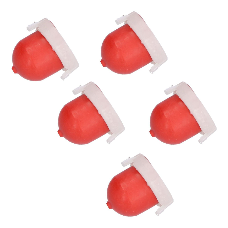 5Pcs Red Primer Bulb with Hole Replacement Carburetor Accessory for 494408 694394