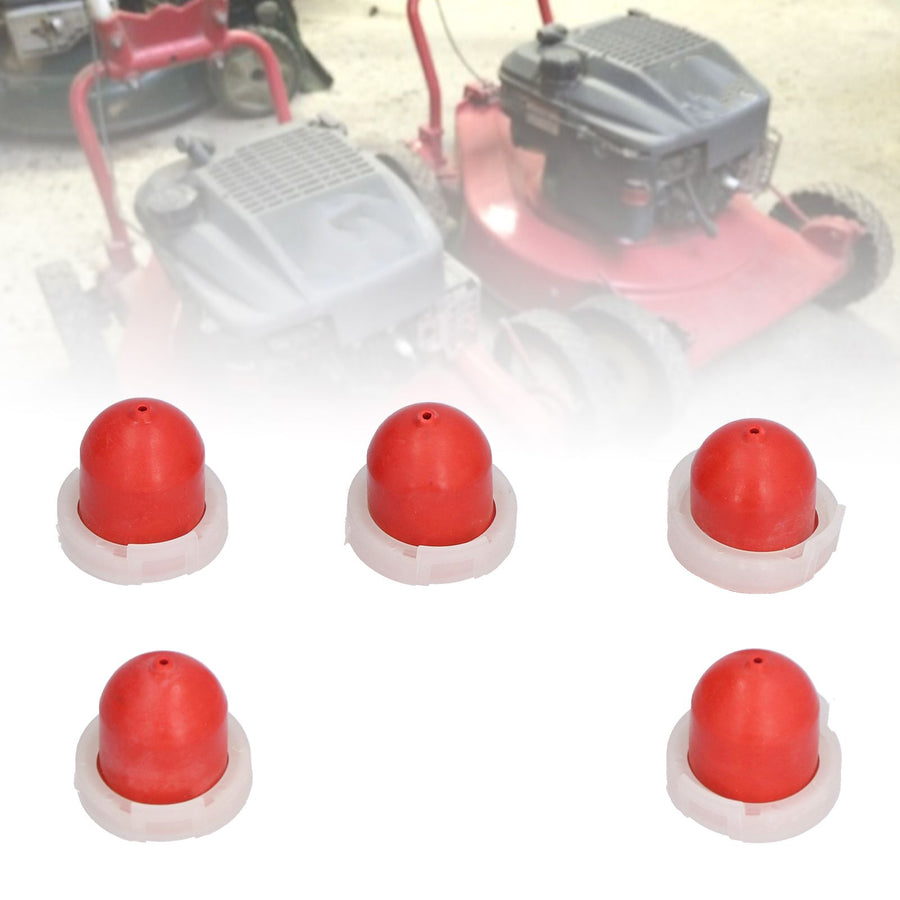 5Pcs Red Primer Bulb with Hole Replacement Carburetor Accessory for 494408 694394