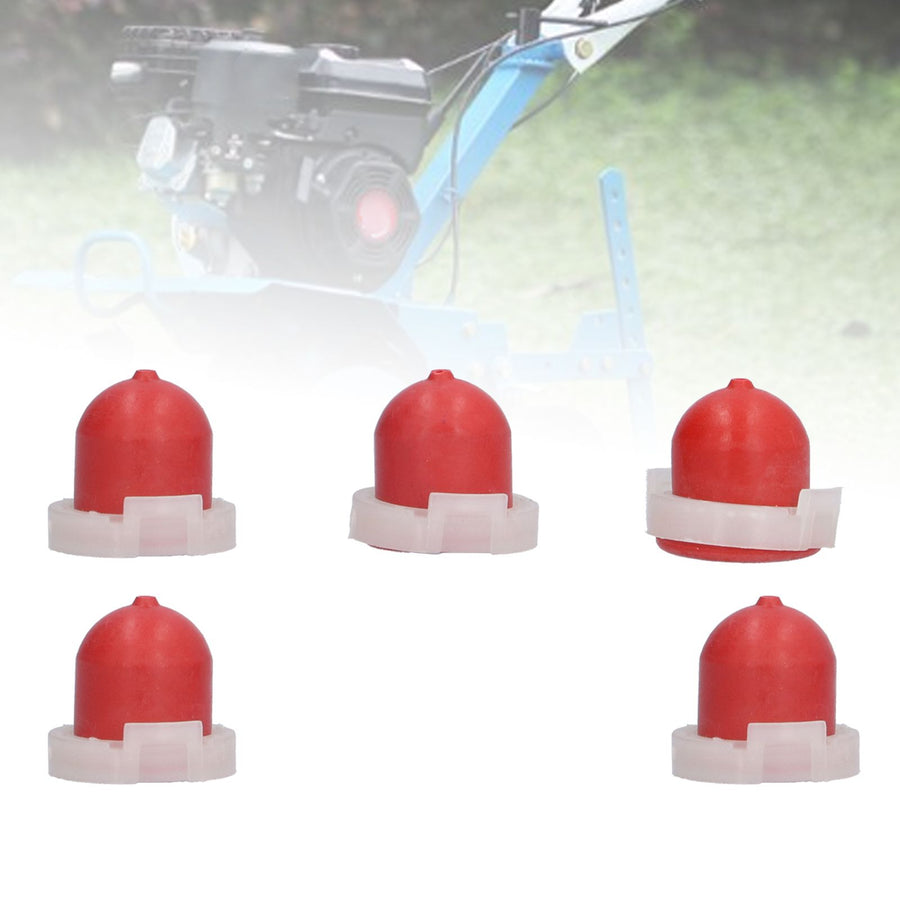 5Pcs Red Primer Bulb with Hole Replacement Carburetor Accessory for 494408 694394