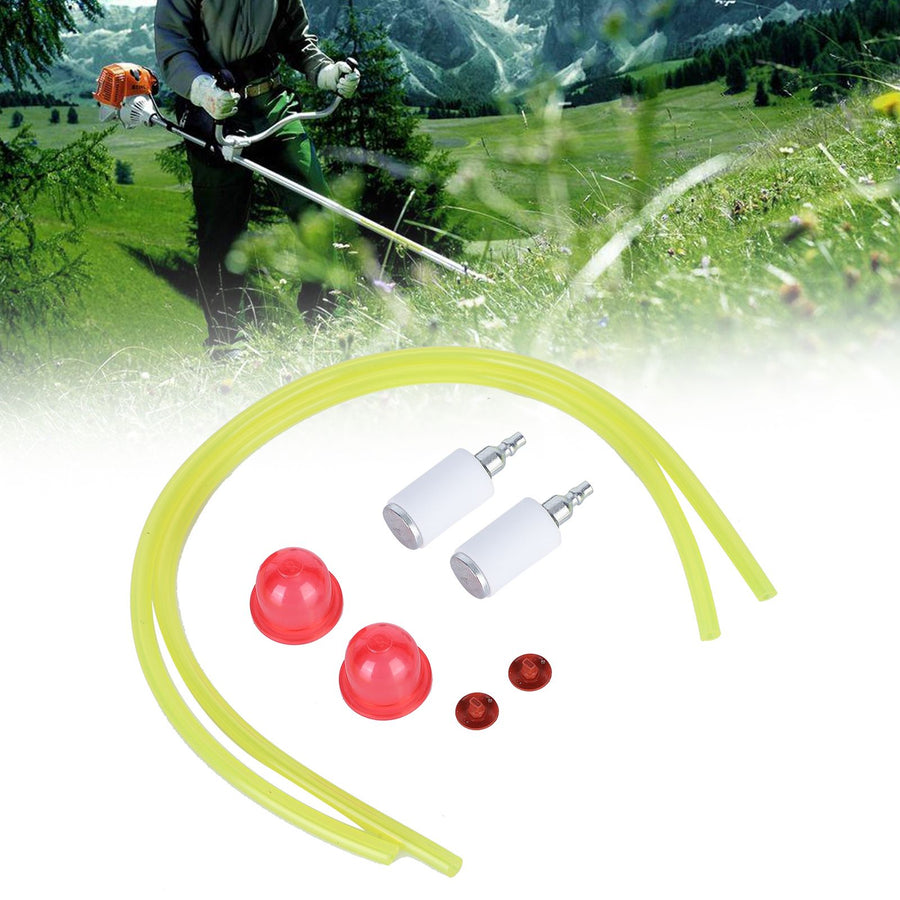 Primer Bulb Fuel Filter Fuel Pipe Kit Replacement for 358794761 358794762 358794763x2
