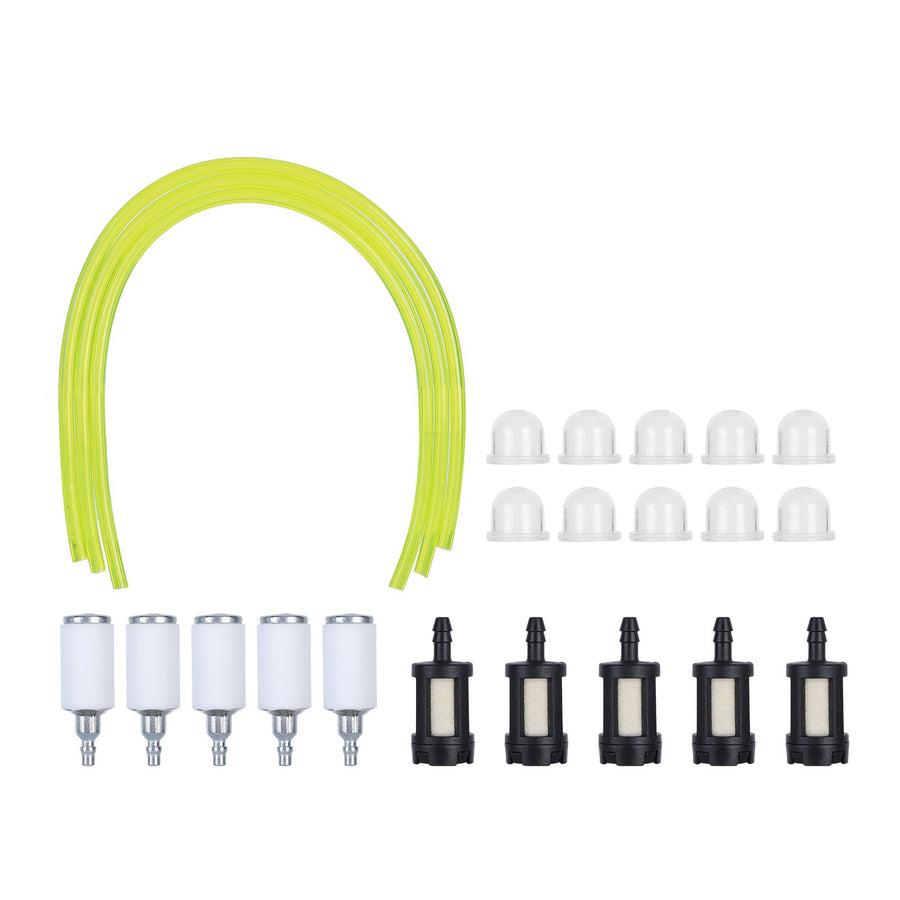 Primer Bulb Fuel Filter Fuel Hose Kit Replacement 12538108660 for Poulan Chainsaw