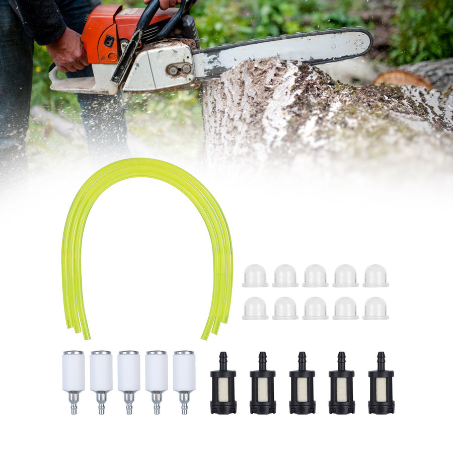 Primer Bulb Fuel Filter Fuel Hose Kit Replacement 12538108660 for Poulan Chainsaw