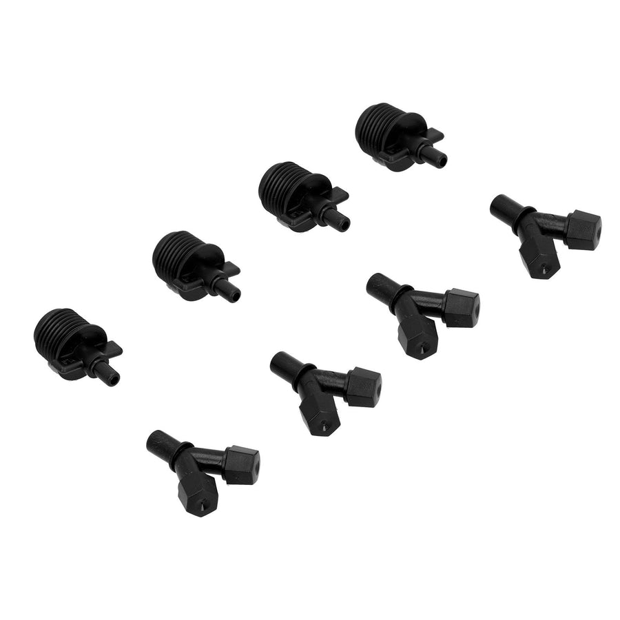10Pcs G1/2 Garden Sprayer Nozzle Plastic Misting Double Nozzle for Lawn Agriculture