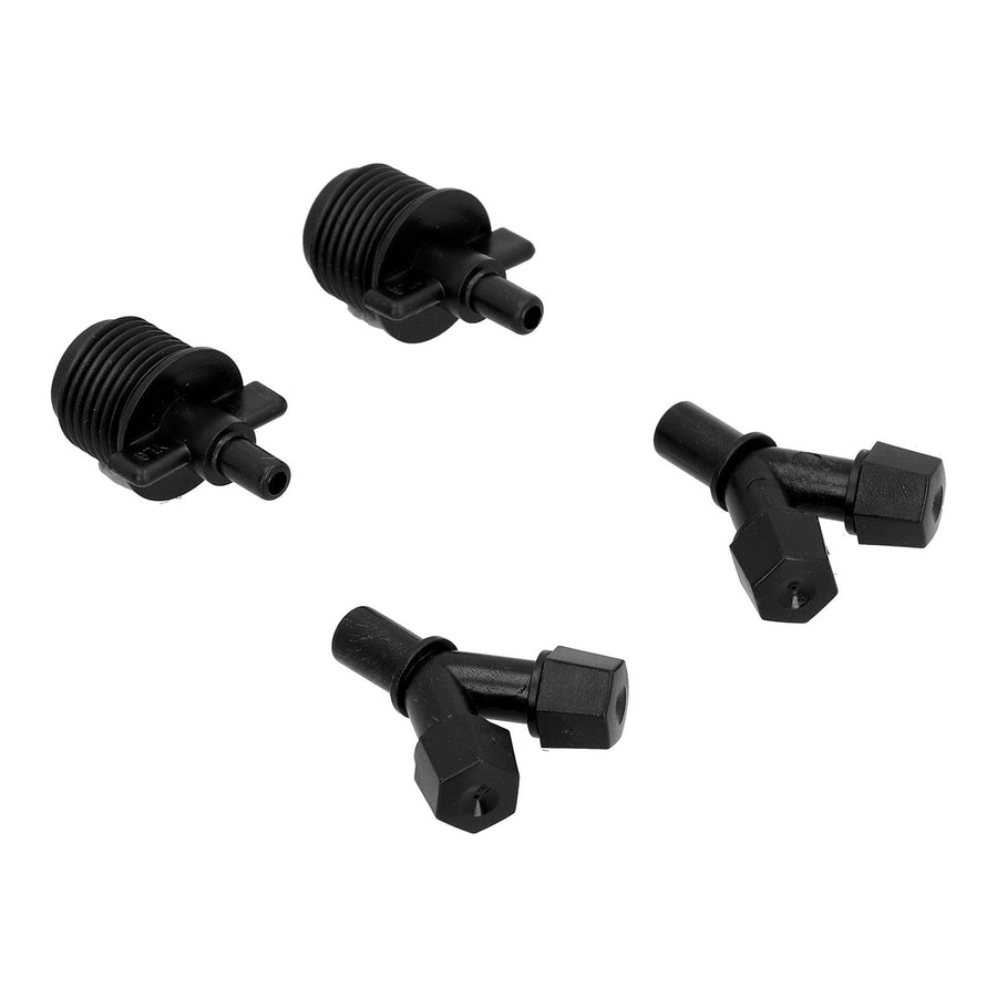10Pcs G1/2 Garden Sprayer Nozzle Plastic Misting Double Nozzle for Lawn Agriculture