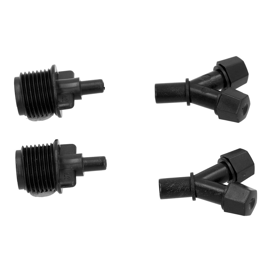 10Pcs G1/2 Garden Sprayer Nozzle Plastic Misting Double Nozzle for Lawn Agriculture