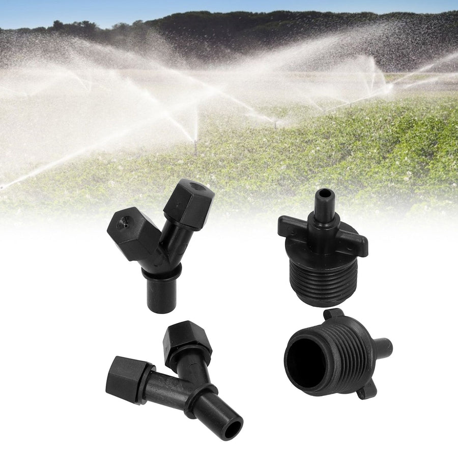 10Pcs G1/2 Garden Sprayer Nozzle Plastic Misting Double Nozzle for Lawn Agriculture