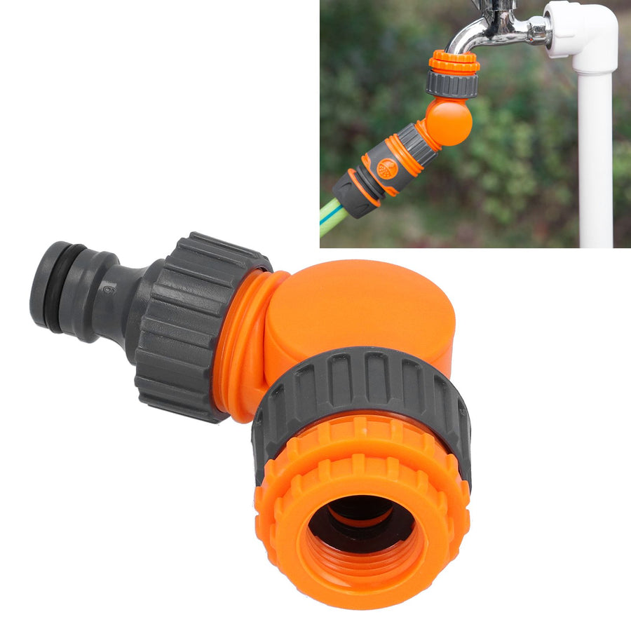 Plastic Faucet Hose Quick Connector 180 Degree Rotating Adapter Coupler for Garden Irrigation