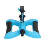 Plastic Sprinkler Rocker Nozzle 360° Rotating Automatic Irrigation Sprinkler for Garden LawnBlue