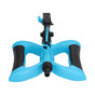 Plastic Sprinkler Rocker Nozzle 360° Rotating Automatic Irrigation Sprinkler for Garden LawnBlue