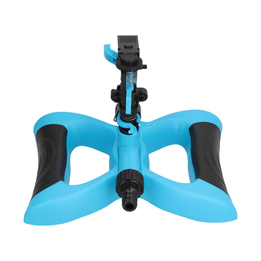 Plastic Sprinkler Rocker Nozzle 360° Rotating Automatic Irrigation Sprinkler for Garden LawnBlue