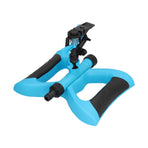 Plastic Sprinkler Rocker Nozzle 360° Rotating Automatic Irrigation Sprinkler for Garden LawnBlue