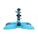 Plastic Sprinkler Rocker Nozzle 360° Rotating Automatic Irrigation Sprinkler for Garden LawnBlue