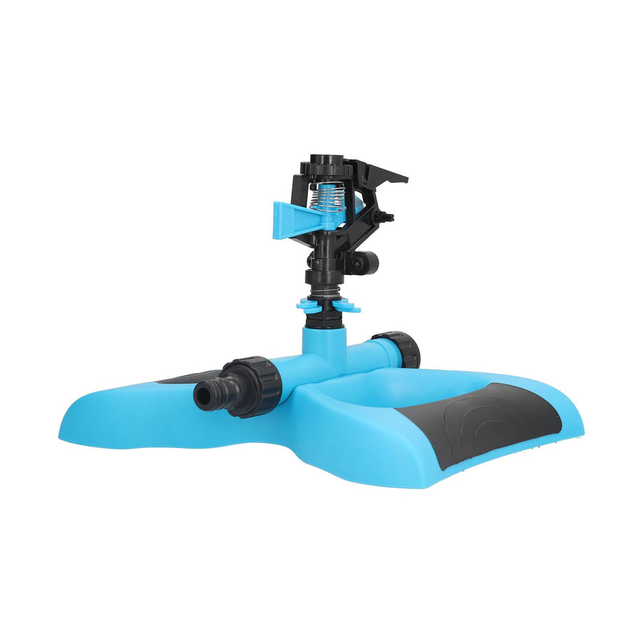 Plastic Sprinkler Rocker Nozzle 360° Rotating Automatic Irrigation Sprinkler for Garden LawnBlue