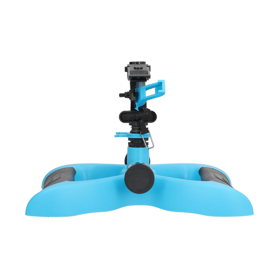 Plastic Sprinkler Rocker Nozzle 360° Rotating Automatic Irrigation Sprinkler for Garden LawnBlue