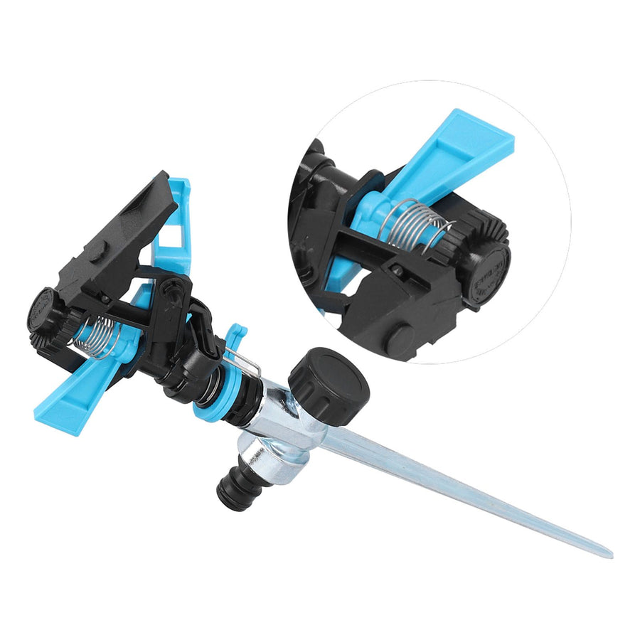 Automatic Sprinkler 360° Rotation Water Sprinkler Watering Irrigation Tool for Lawn GardenPlastic