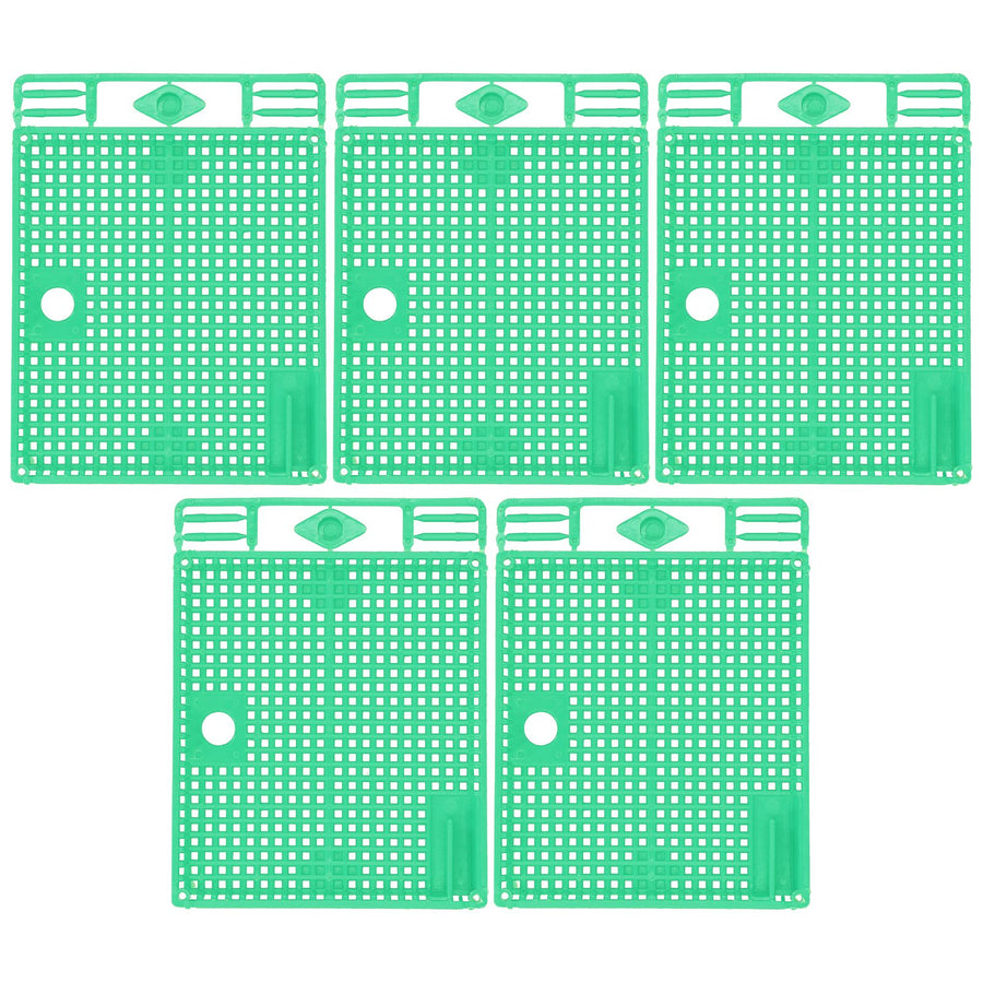5Pcs Reusable Queen Bee Isolator Portable Queen Introducing Cage Beekeeping ToolsGreen