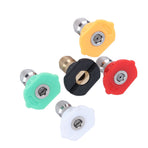 5PCS Stainless Steel High Pressure Washer Spray Nozzle Tips Quick Connector Pressure Washer Accessories