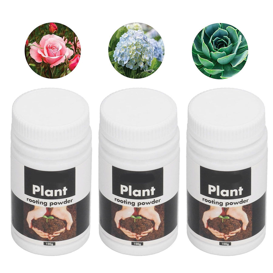 3PCS 3.5oz Rooting Powder Amino Acid Plant Fruit Rooting Powder Rooting Hormone Powder for Household Garden