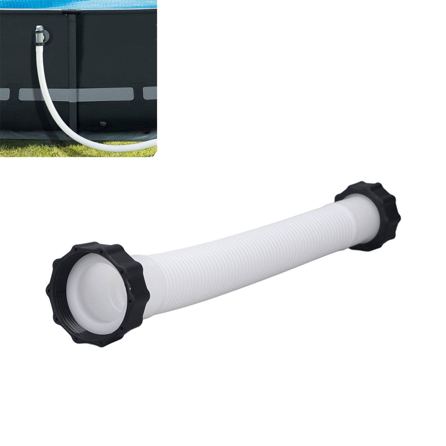 Pool Pump Replacement Hose for 1.5in Diameter Replacement Pool Hose for Above Ground Pools White