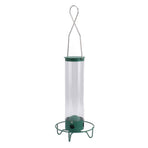 Squirrel Proof Wild Bird Feeder Large Capacity 4 Holes Portable Outdoor Hanging Bird Feeder Easy To Fill Weather Resistant