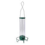 Squirrel Proof Wild Bird Feeder Large Capacity 4 Holes Portable Outdoor Hanging Bird Feeder Easy To Fill Weather Resistant