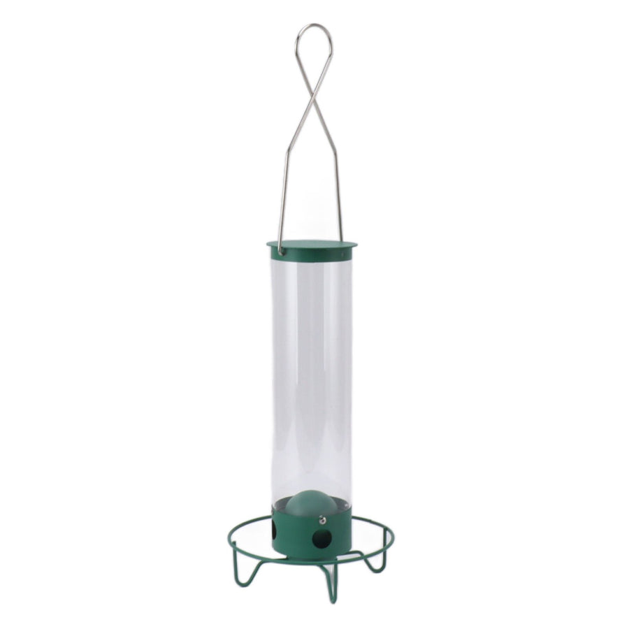 Squirrel Proof Wild Bird Feeder Large Capacity 4 Holes Portable Outdoor Hanging Bird Feeder Easy To Fill Weather Resistant