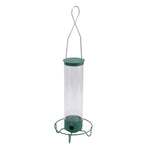 Squirrel Proof Wild Bird Feeder Large Capacity 4 Holes Portable Outdoor Hanging Bird Feeder Easy To Fill Weather Resistant