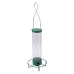 Squirrel Proof Wild Bird Feeder Large Capacity 4 Holes Portable Outdoor Hanging Bird Feeder Easy To Fill Weather Resistant