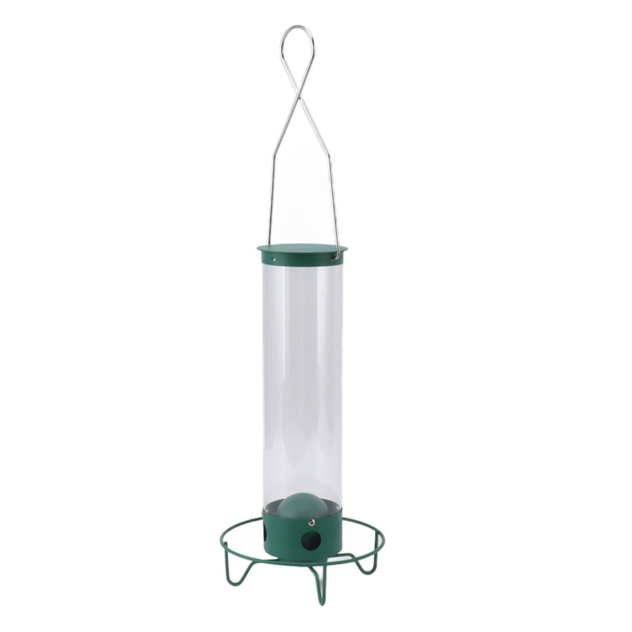 Squirrel Proof Wild Bird Feeder Large Capacity 4 Holes Portable Outdoor Hanging Bird Feeder Easy To Fill Weather Resistant
