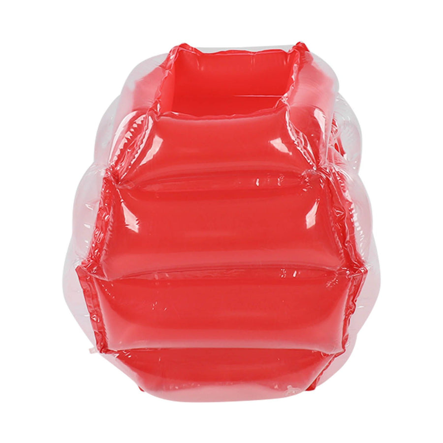 Inflatable Bubble Ball Safe PVC Body Bumper Bubble Bounce Ball for Family Gathering Picnic Camping Red