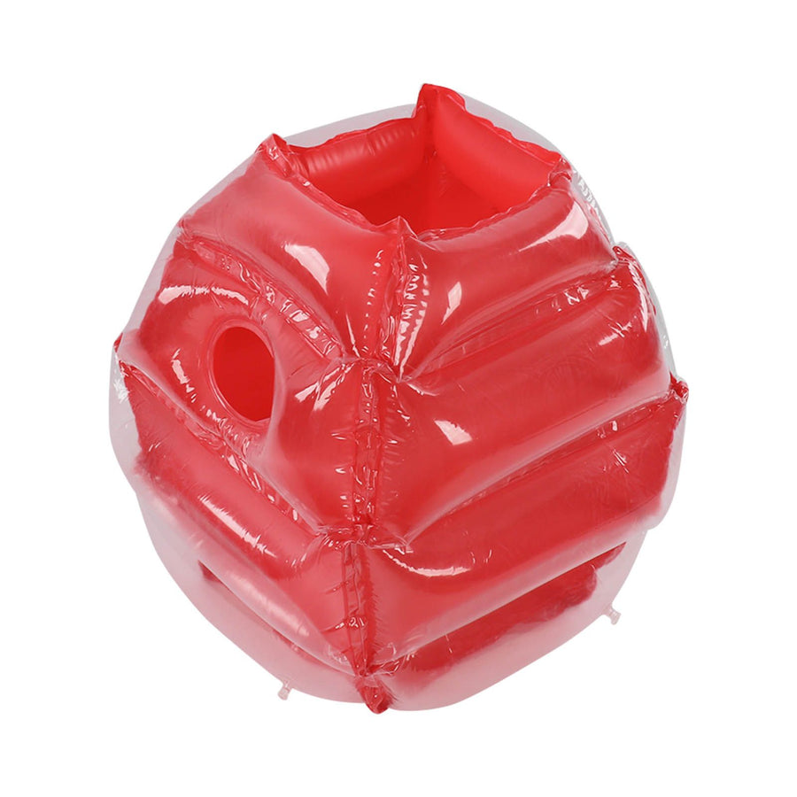 Inflatable Bubble Ball Safe PVC Body Bumper Bubble Bounce Ball for Family Gathering Picnic Camping Red