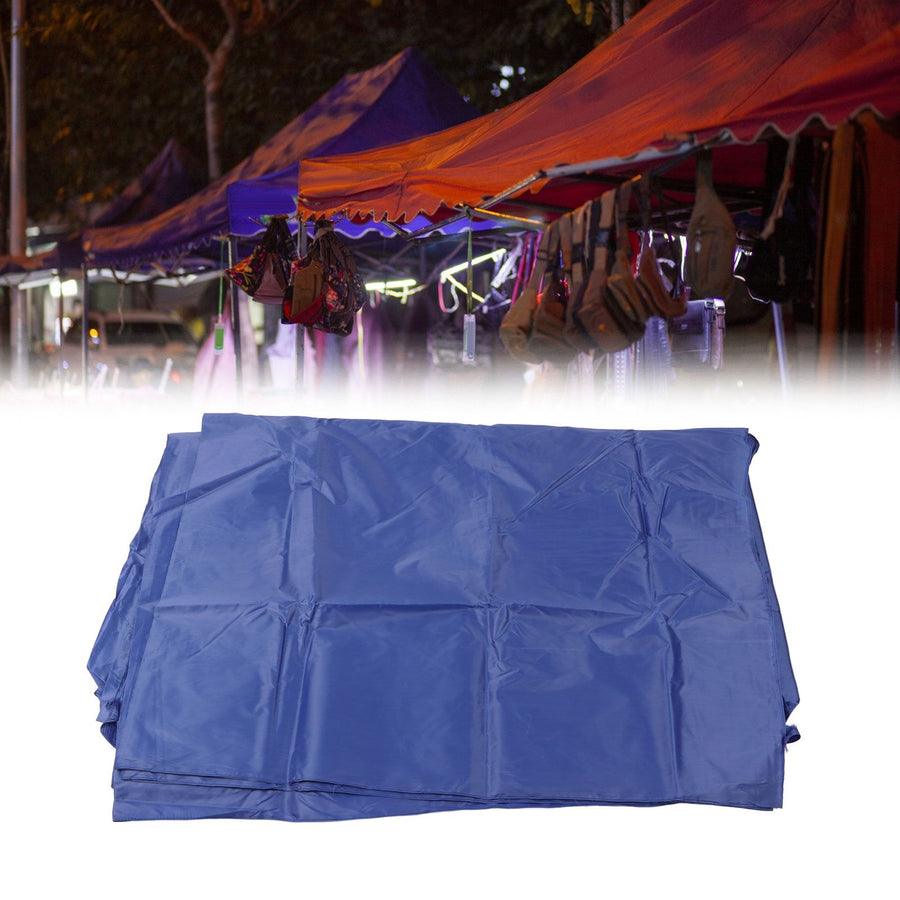 Canopy Sidewall Oxford Cloth 9M Thickened Waterproof Windproof Tent Sun Shade Side Wall for Outdoor Camping Garden Backyard Blue