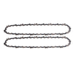 2Pcs 10 Inch Electric Chainsaw Chain Manganese Steel Mini Electric Chainsaw Chain