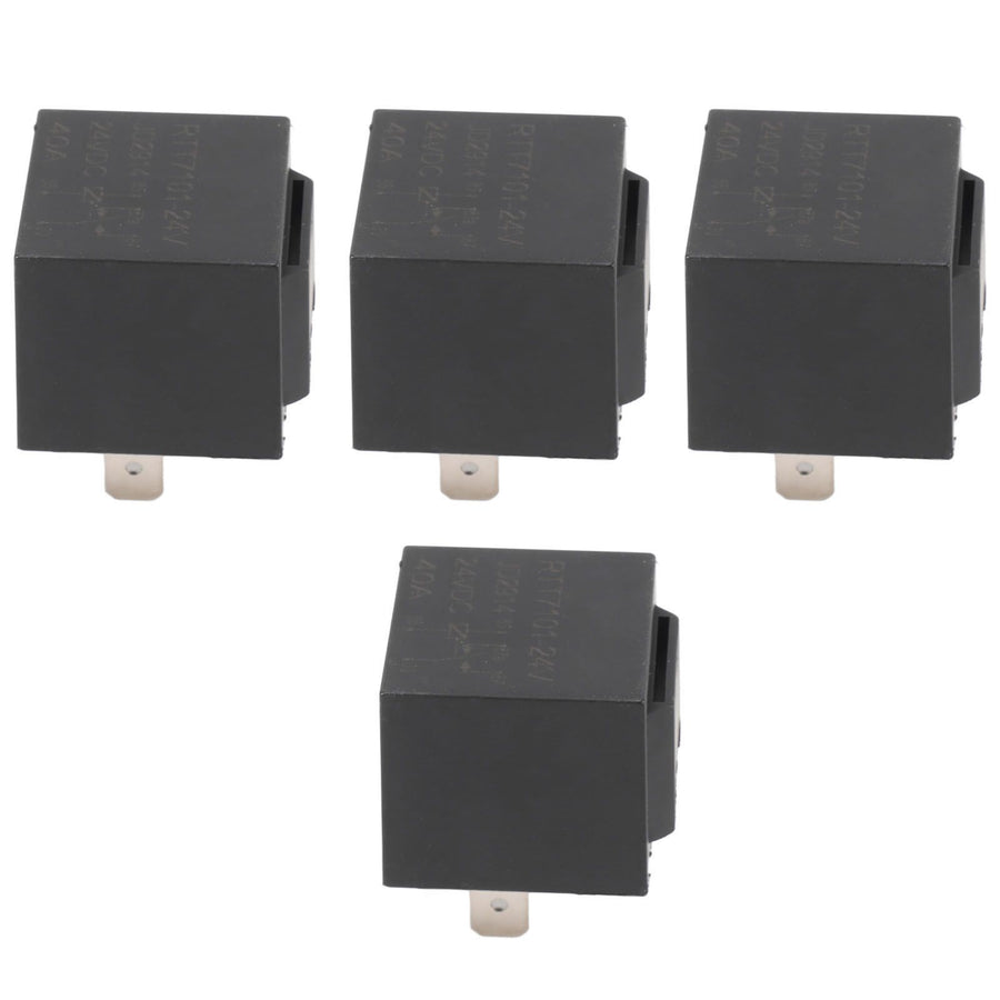 4Pcs 5 Pin 24V 24 Volt Relay JD2914 457 for Cars Trucks Vans Motorcycles Speedboats