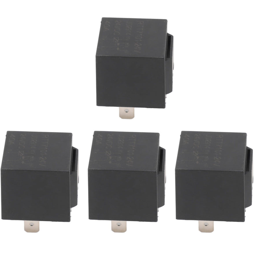 4Pcs 5 Pin 24V 24 Volt Relay JD2914 457 for Cars Trucks Vans Motorcycles Speedboats