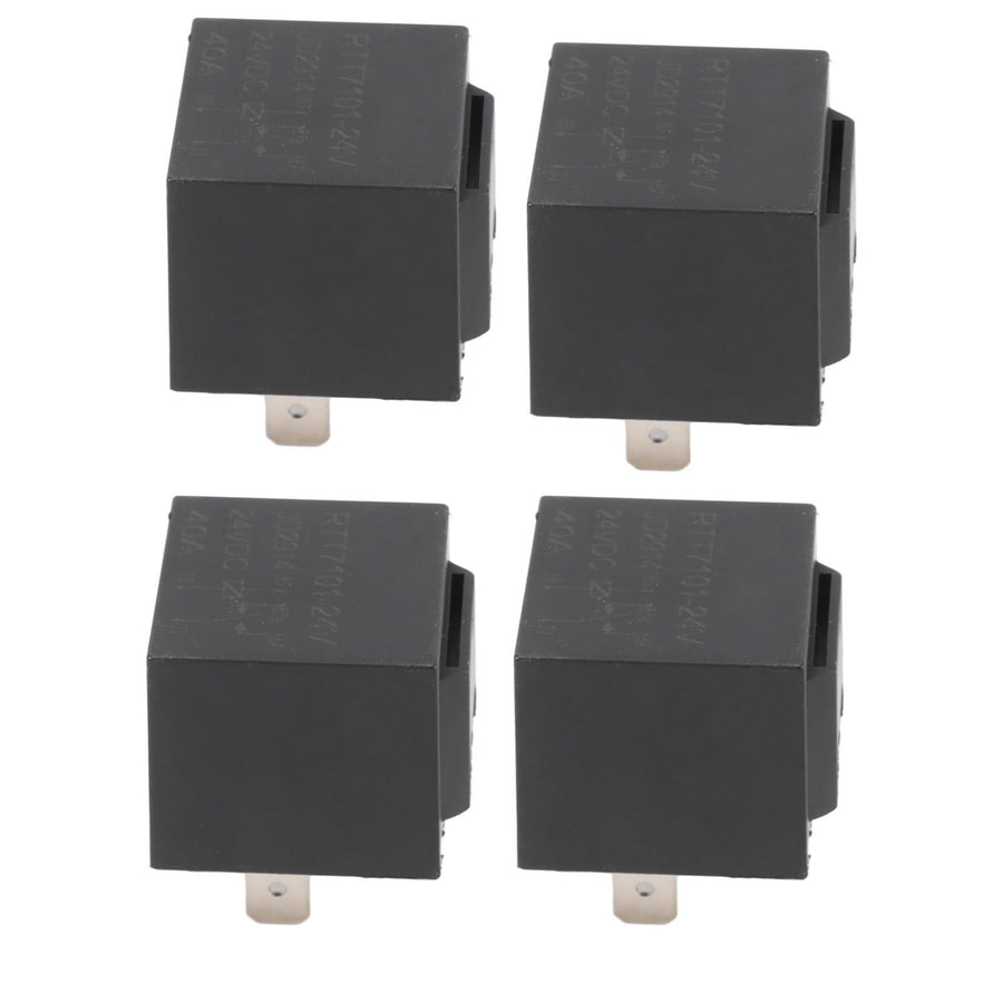 4Pcs 5 Pin 24V 24 Volt Relay JD2914 457 for Cars Trucks Vans Motorcycles Speedboats