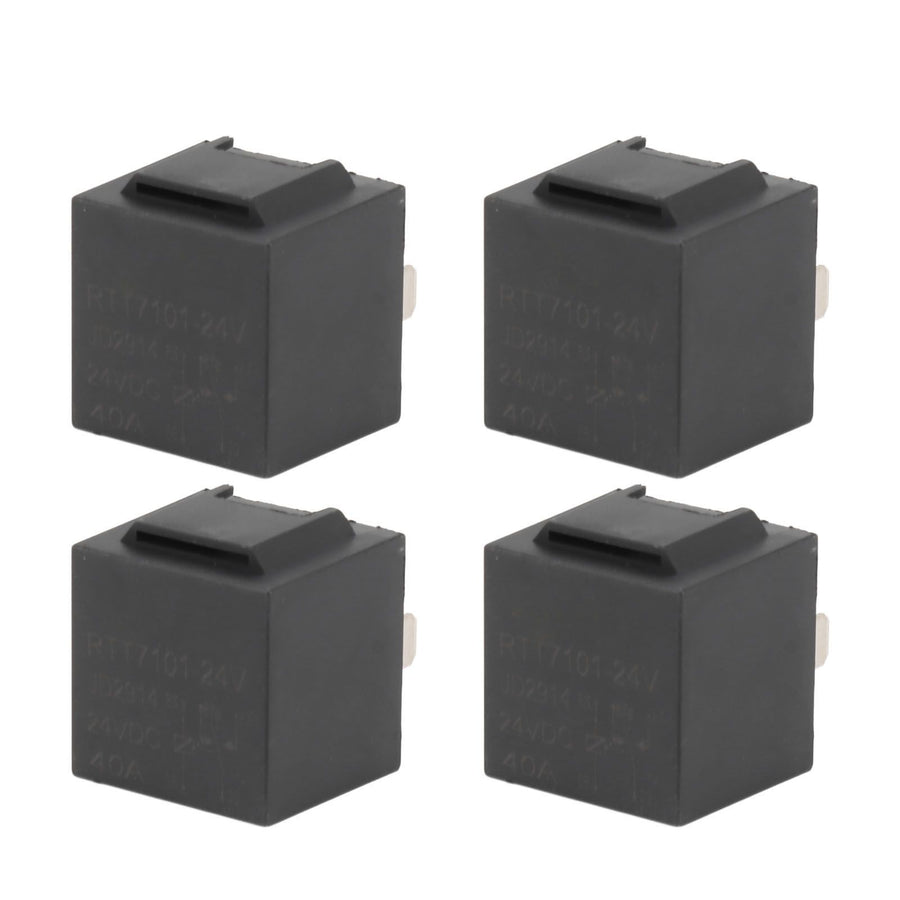 4Pcs 5 Pin 24V 24 Volt Relay JD2914 457 for Cars Trucks Vans Motorcycles Speedboats