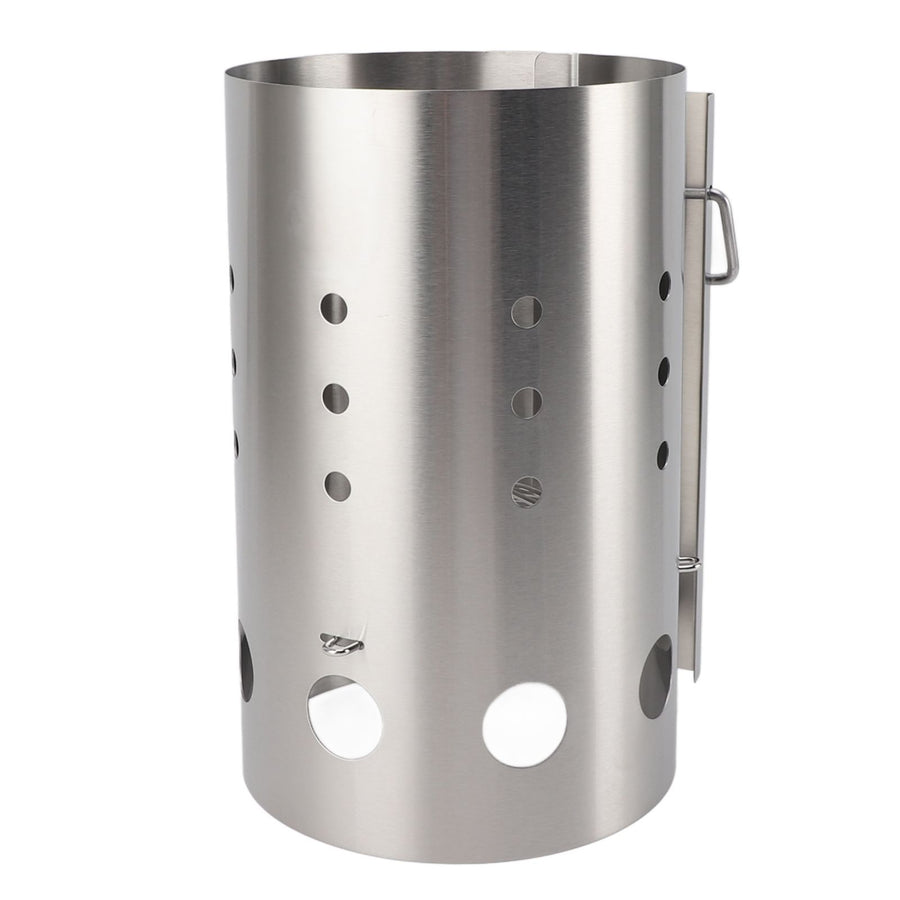 Chimney Starter Stainless Steel Portable Efficient Charcoal Starter Barrel for Barbecue Camping Picnic