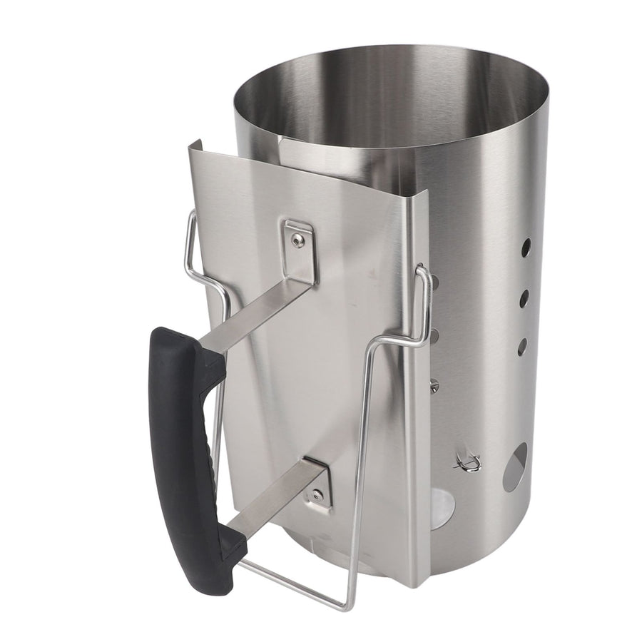 Chimney Starter Stainless Steel Portable Efficient Charcoal Starter Barrel for Barbecue Camping Picnic