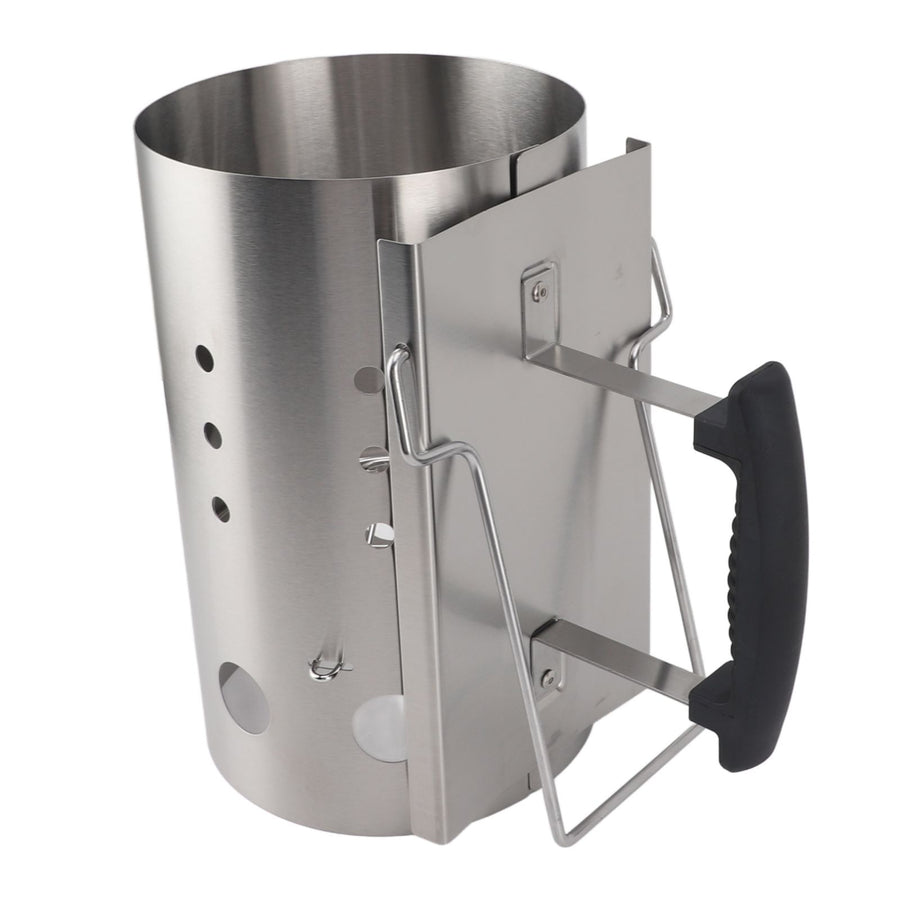 Chimney Starter Stainless Steel Portable Efficient Charcoal Starter Barrel for Barbecue Camping Picnic
