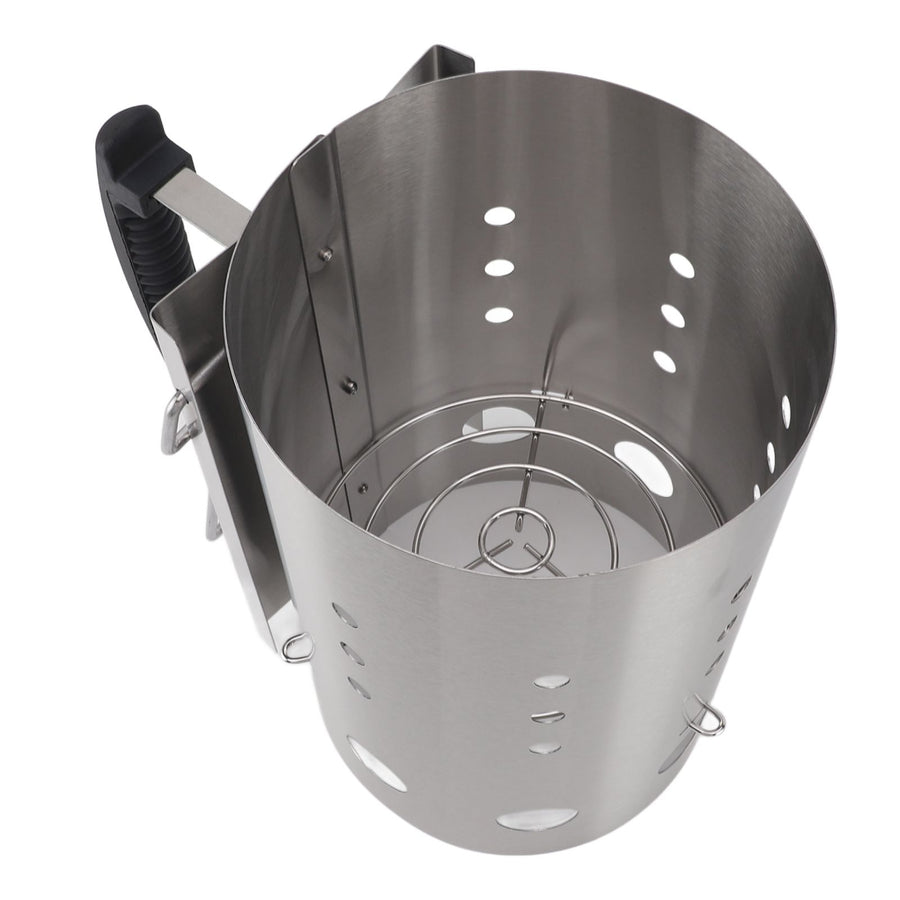 Chimney Starter Stainless Steel Portable Efficient Charcoal Starter Barrel for Barbecue Camping Picnic