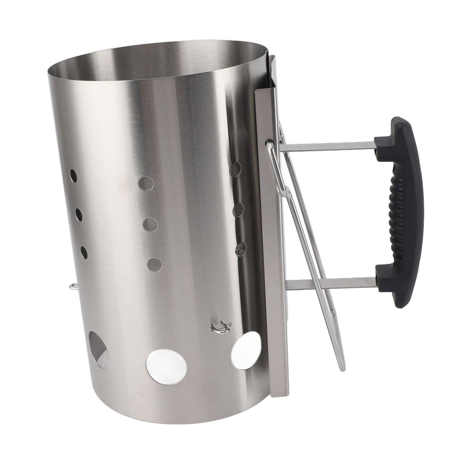 Chimney Starter Stainless Steel Portable Efficient Charcoal Starter Barrel for Barbecue Camping Picnic