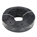 L Shaped Grass Stone Isolation Belt Landscape Edging for Garden 5cm*5cm*10m Black