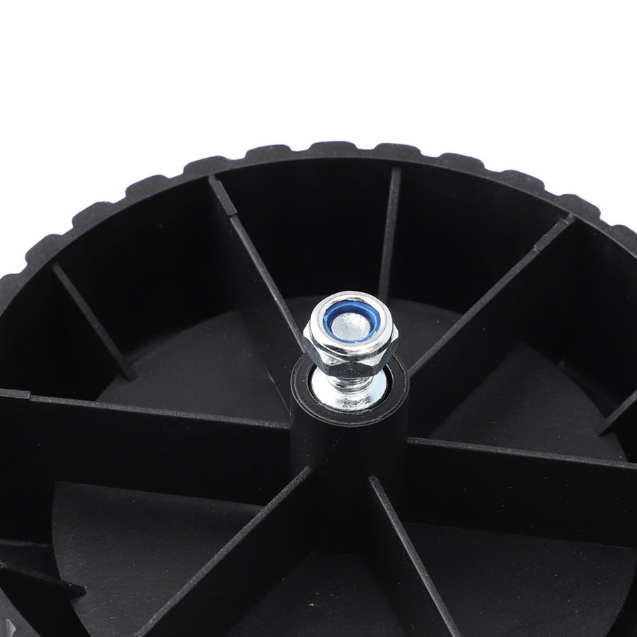 Grass Trimmer Wheels Detachable Plastic Labor Saving Hand Push Mower Wheels for Auxiliary Tool L 33.5cm
