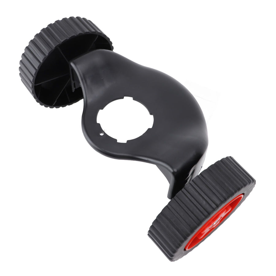 Grass Trimmer Wheels Detachable Plastic Labor Saving Hand Push Mower Wheels for Auxiliary Tool L 33.5cm